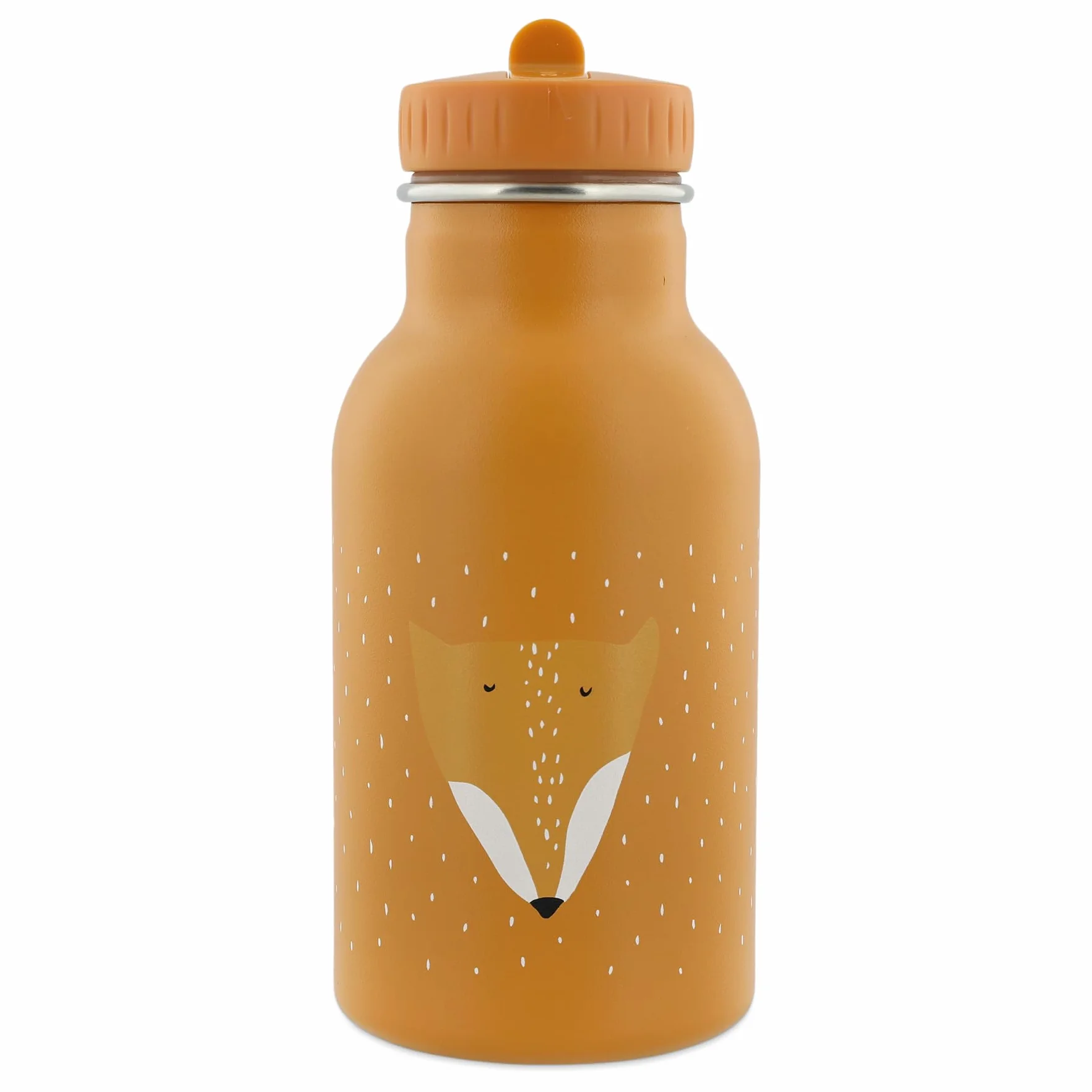Trixie - Botella de Beber Para Niños de Acero Inoxidable 350 Mililitros - Mr. Fox (Zorro)