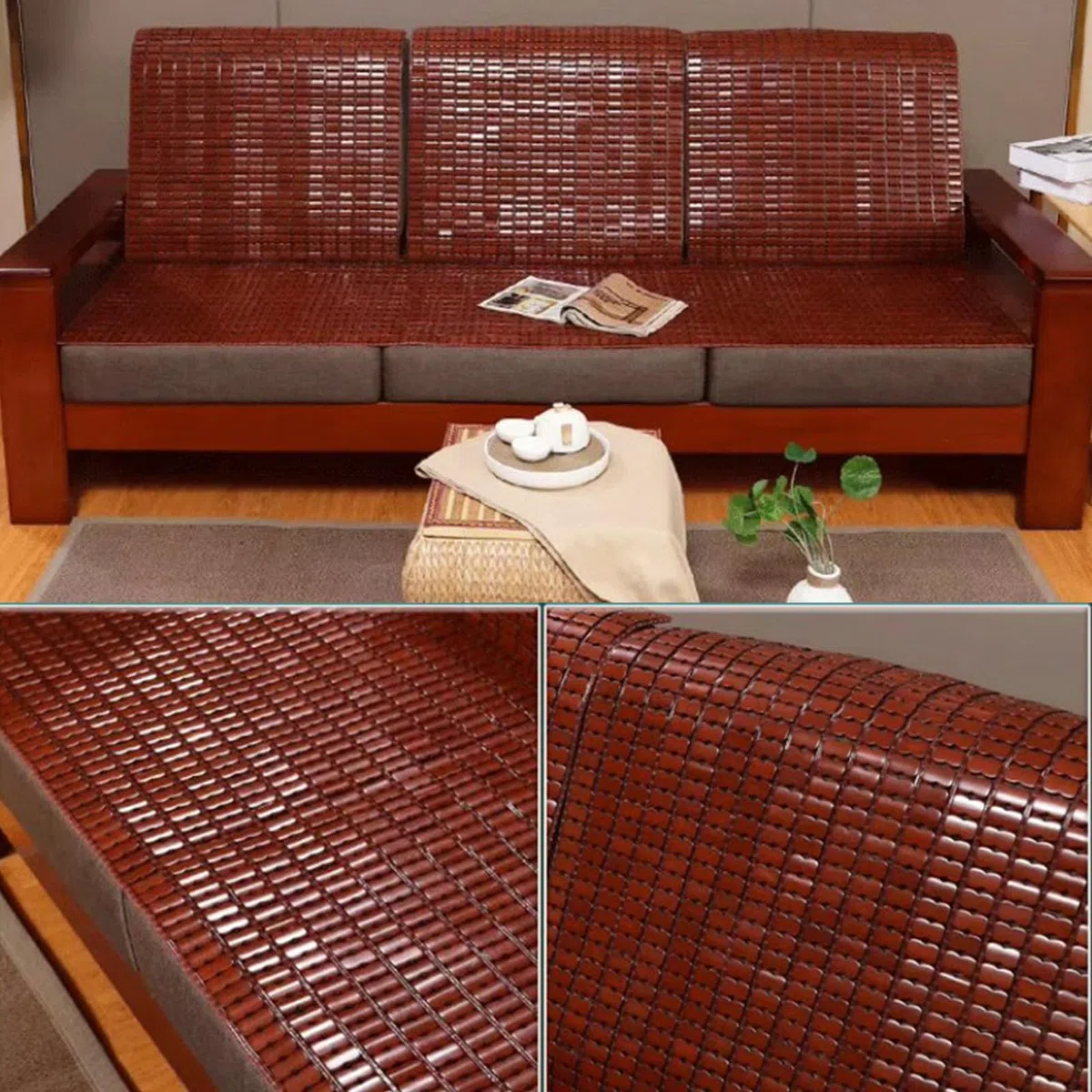 Colchón de Bambú,Colchoneta para Bamboo Colchón,Estera de Dormir Verano Enfriamiento,Mahjong Esterilla de Bambú de Hielo,Transpirable,para Escuela Dormitorio,Ancho X Largo (70x165cm)