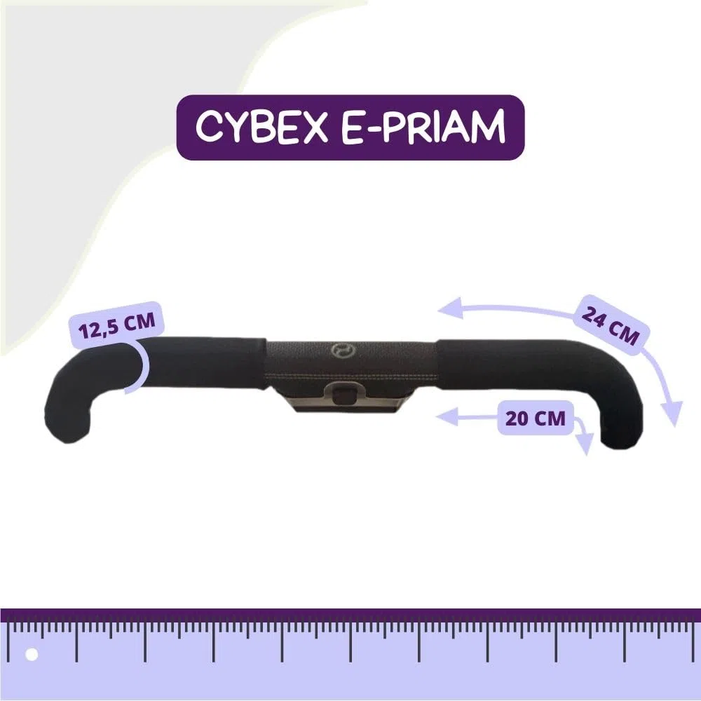 PROTEC TIF | Fundas de Neopreno para el Manillar Compatible con CYBEX E-PRIAM