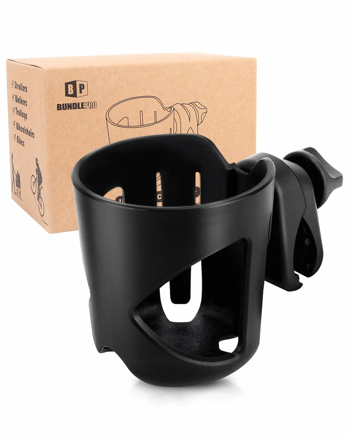 Sujetavasos para Padres para Silla de Paseo, Soporte para Bebidas para Cochecito de Bebé, Accesorio Universal para Bicicletas, Botellas
