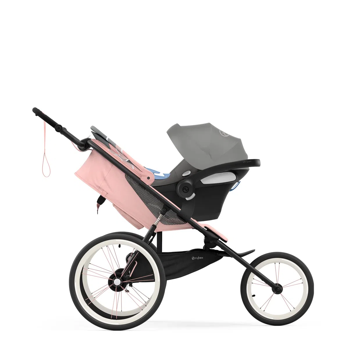 Cybex Adaptador de portabebés para cochecito AVI, Para combinar con portabebés Cybex y portabebés gb, Negro