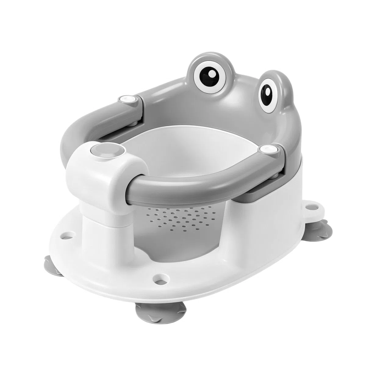Asiento de Baño para Bebés desde 6 Meses, Diseño Antideslizante con 4 Ventosas Resistentes para Máxima Estabilidad, Construcción Portátil & Segura para Ducha o Bañera, Bebés