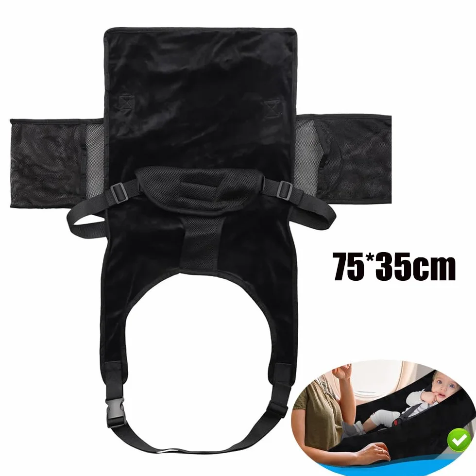 YGCHEN Hamaca de Viaje para Avión, Cuna Portátil para Avión, Cuna de Viaje Ligera para Bebés, Accesorio para Asiento de Avión, Accesorio Indispensable para Viajar en Familia