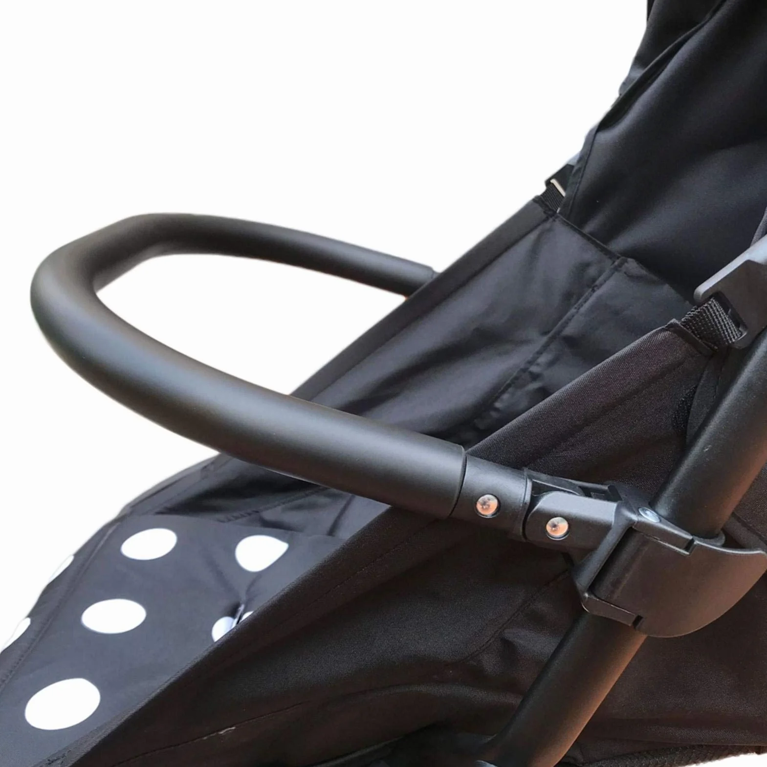 Barra de parachoques para cochecito, reposabrazos para cochecito de bebé, parachoques de carrito de bebé, mango de reposabrazos de asiento de bebé con de aleación de aluminio, barra de mango