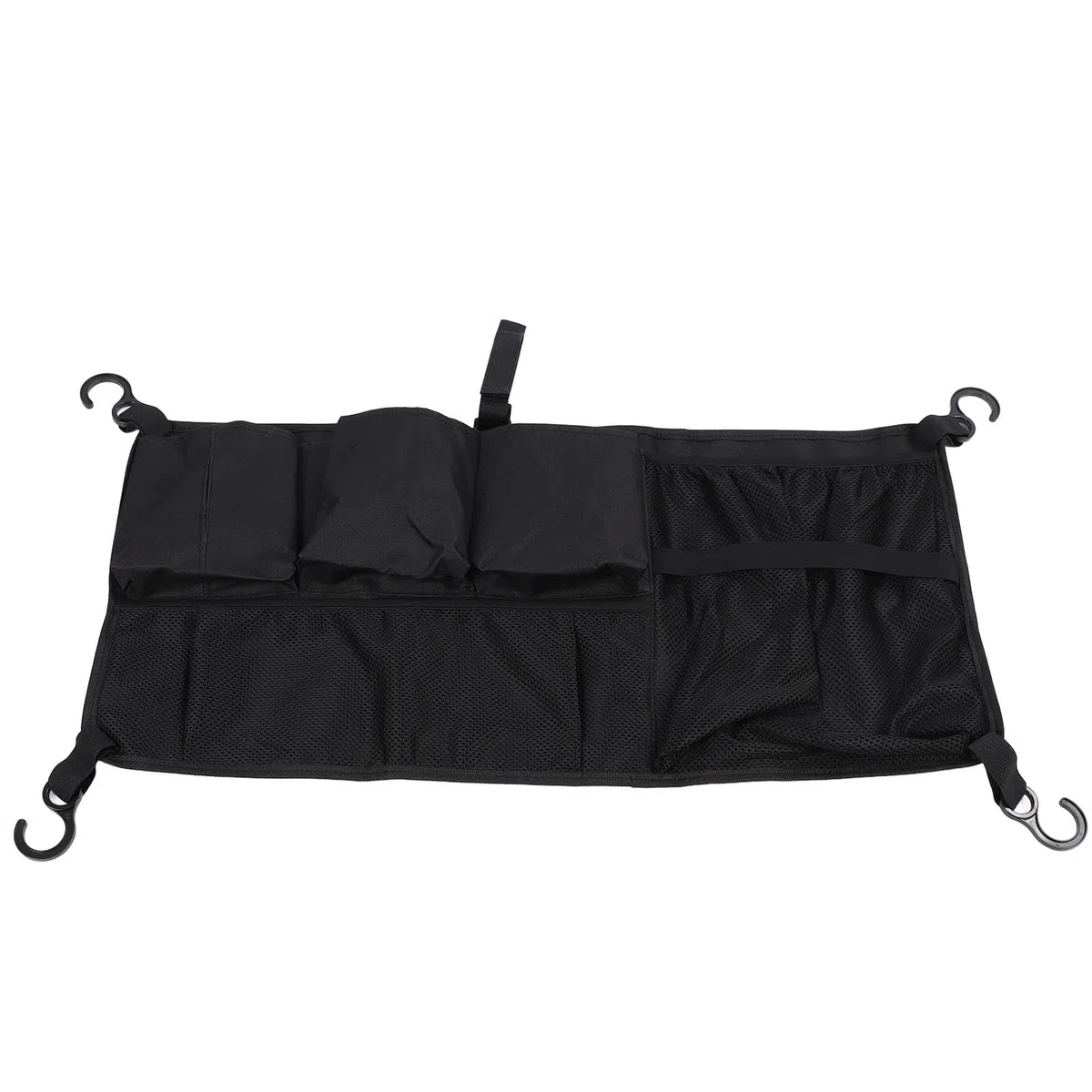 Bolsa Lateral de Carro con Múltiples Bolsillos a Prueba de Agua para Acampar Al Aire Libre, Organizador de Carro de Cochecito de Gran Capacidad para Cochecitos de Camping, Carros de (Negro)