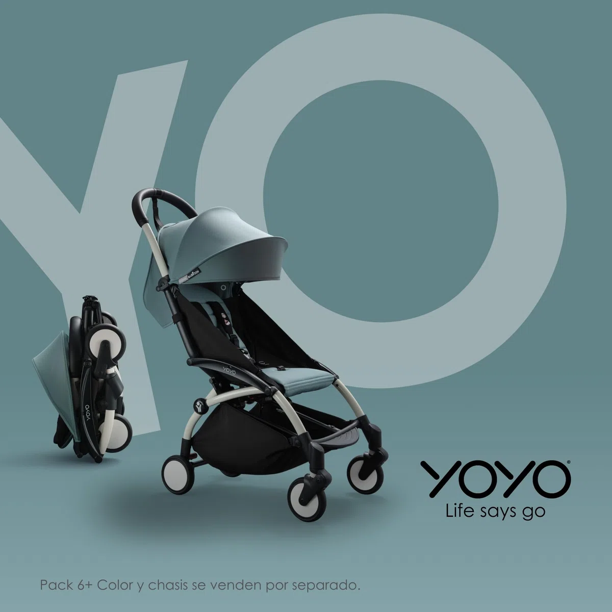 Portavasos BABYZEN YOYO, Negro - Se sujeta a Seis Puntos Diferentes en el Chasis del Cochecito YOYO2 - Adecuado para Padres e Hijos