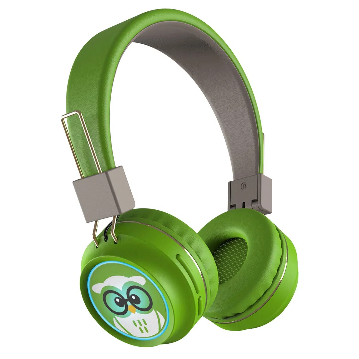 TinyGeeks Neo - Auriculares inalambricos con límite de Volumen - Certificación SGS 83 dB + Certificación CPSIA | Auriculares para niños con Control de Volumen - Verde