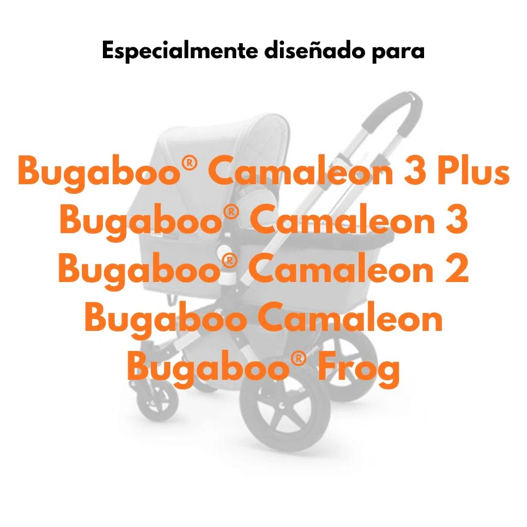 Pack 2ud Funda Colchón Capazo para Bugaboo Camaleon 3 Plus Pique Blanco - Sabana Capazo Bajera Ajustable (100% Algodón)