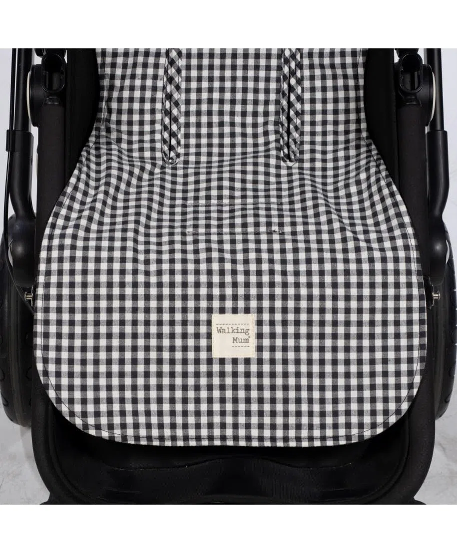 COLCHONETA I LOVE VICHY NEGRO WALKING MUM