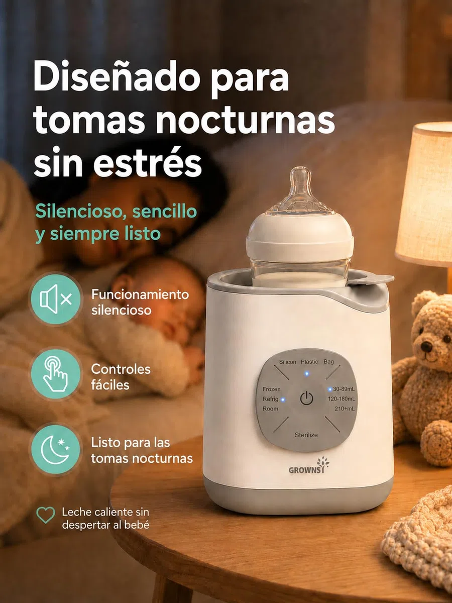 Calienta Biberones | Esterilizador Biberones | Calentador rápido de alimentos para bebés 10-en-1 y descongelador Calentador de biberones sin BPA para biberones y comida para bebés