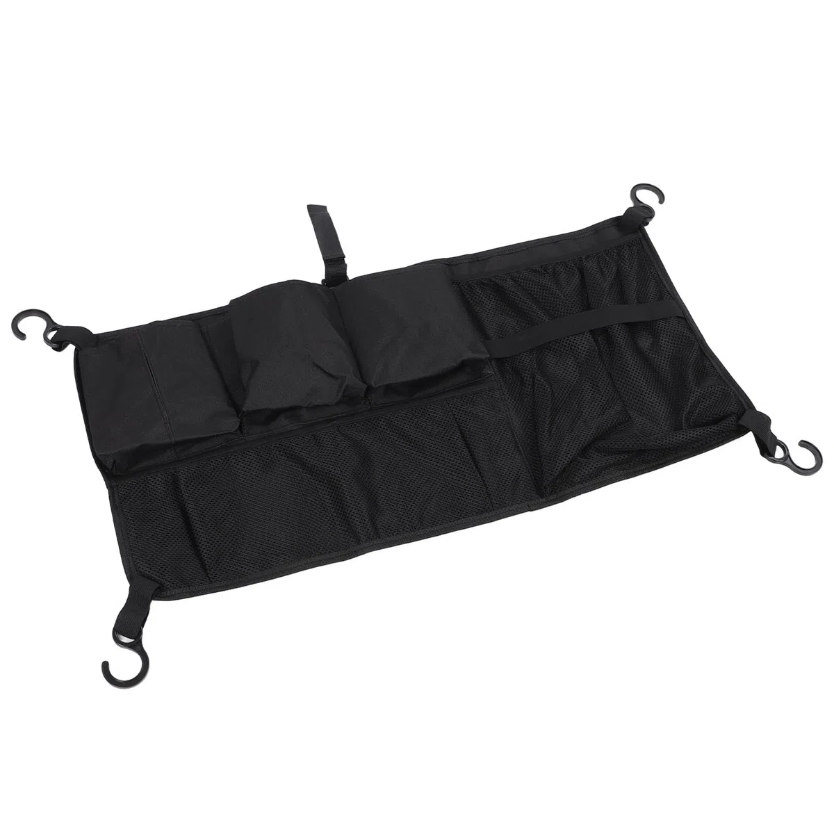 Bolsa Lateral de Carro con Múltiples Bolsillos a Prueba de Agua para Acampar Al Aire Libre, Organizador de Carro de Cochecito de Gran Capacidad para Cochecitos de Camping, Carros de (Negro)