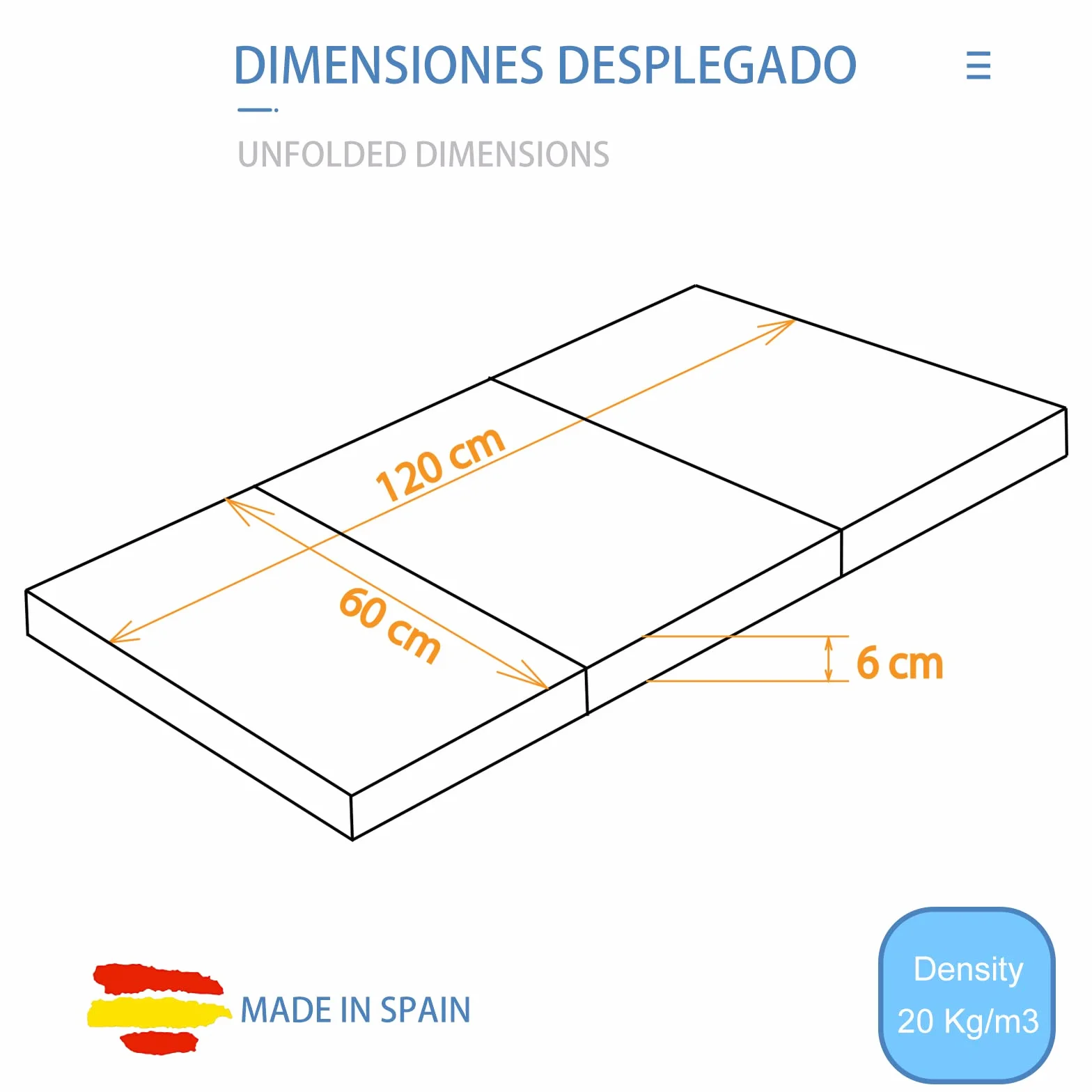 PEKITAS Colchón Cuna De Viaje Plegable 60x120 cm Altura 6 cm Incluye Bolsa Transporte Bebé Funda Desmontable Lavable Transpirable Estampado Globo Verdes