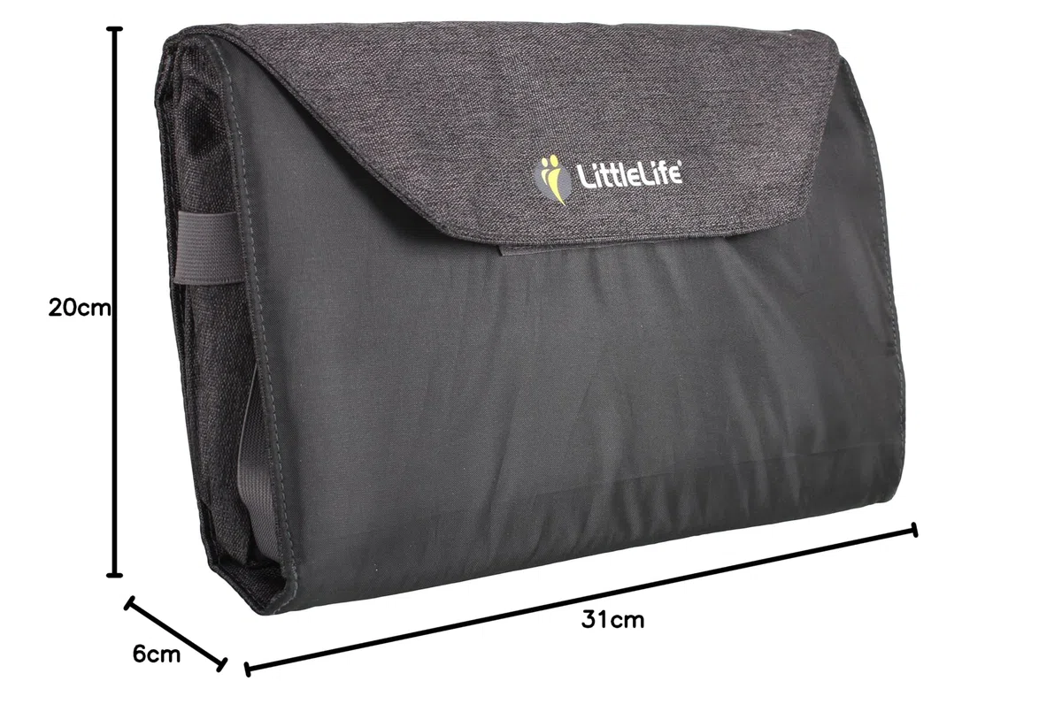 LittleLife Organizador de Asiento de automóvil para niños en el Asiento Trasero se Adapta a Todos los iPads con Ventana de Pantalla táctil, múltiples Bolsillos para Botellas, Almacenamiento Juguetes