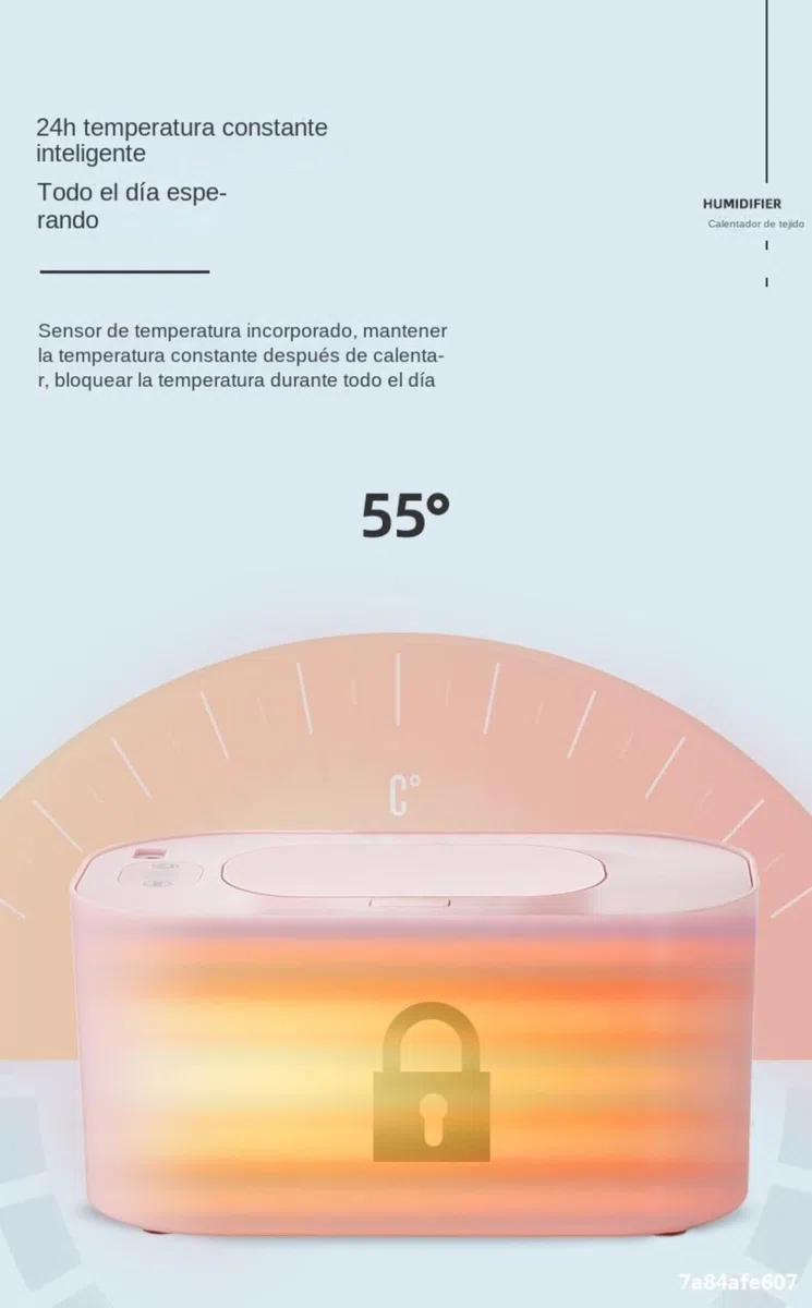 Calentador De Toallitas para Bebés,Dispensador De Toallitas De Gran Capacidad De Diseño Moderno,Calienta Toallitas Humedas Bebe Portable Calentador Pañales