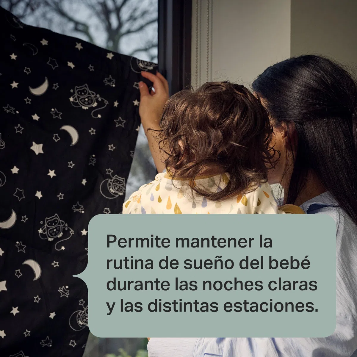 Tommee Tippee Cortina Opaca de Viaje Sleeptime con ventosas, Ajustable y Ligera, tamaño Normal, 130 x 99 cm