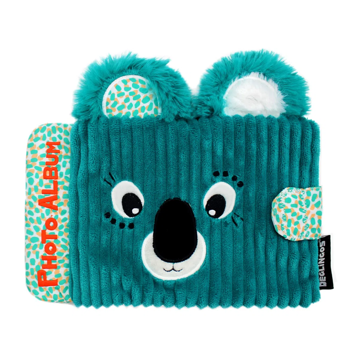 Les Déglingos – Álbum de fotos para bebé Berlingos le koala – 10 fundas de 10 x 15 cm – Ideal para guardería – Puericultura – Relleno reciclado – Azul