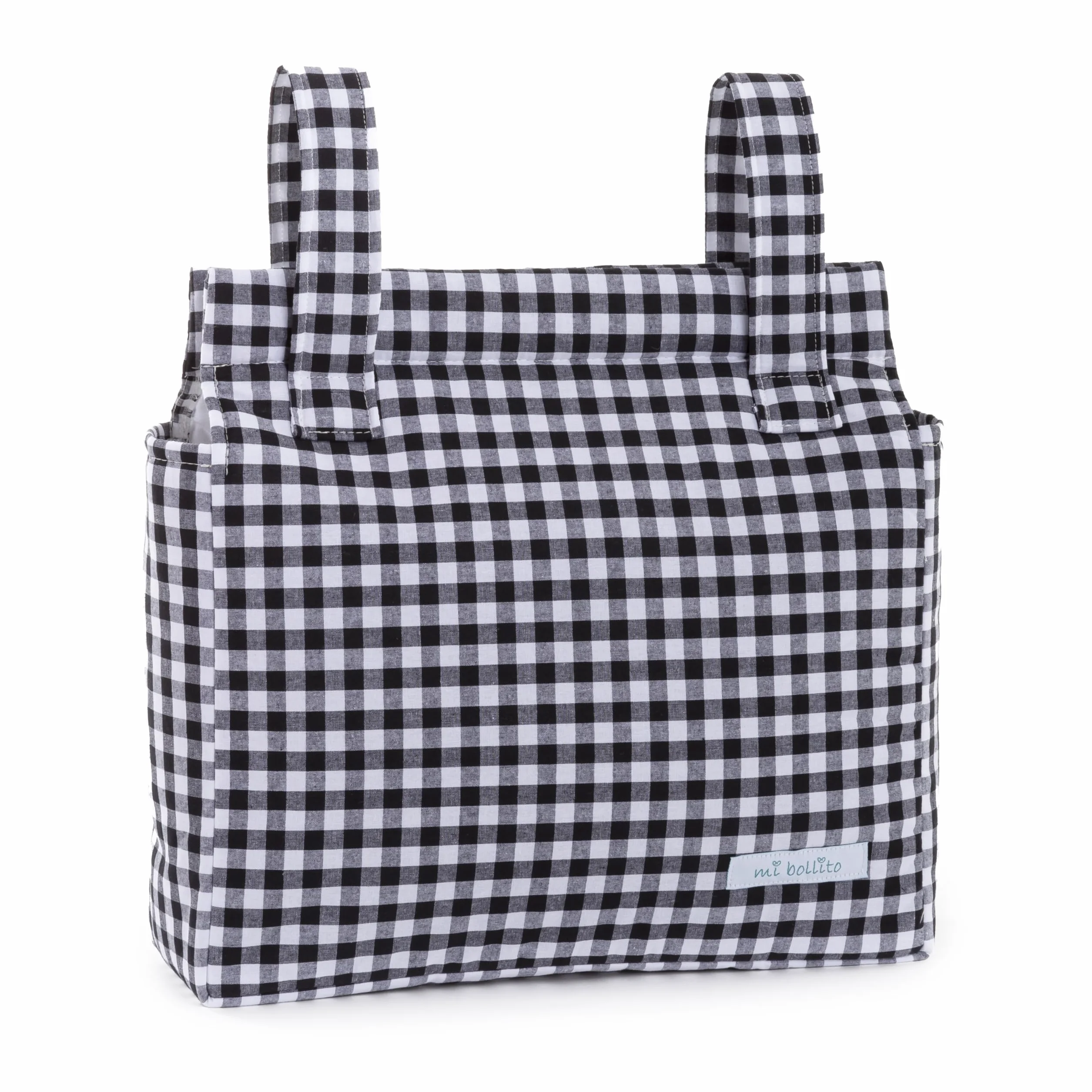 Bolsa Organizadora de Cochecitos para Mamá, bolsa Carrito Bebe, multifuncional de gran capacidad para almacenar. (Negro)