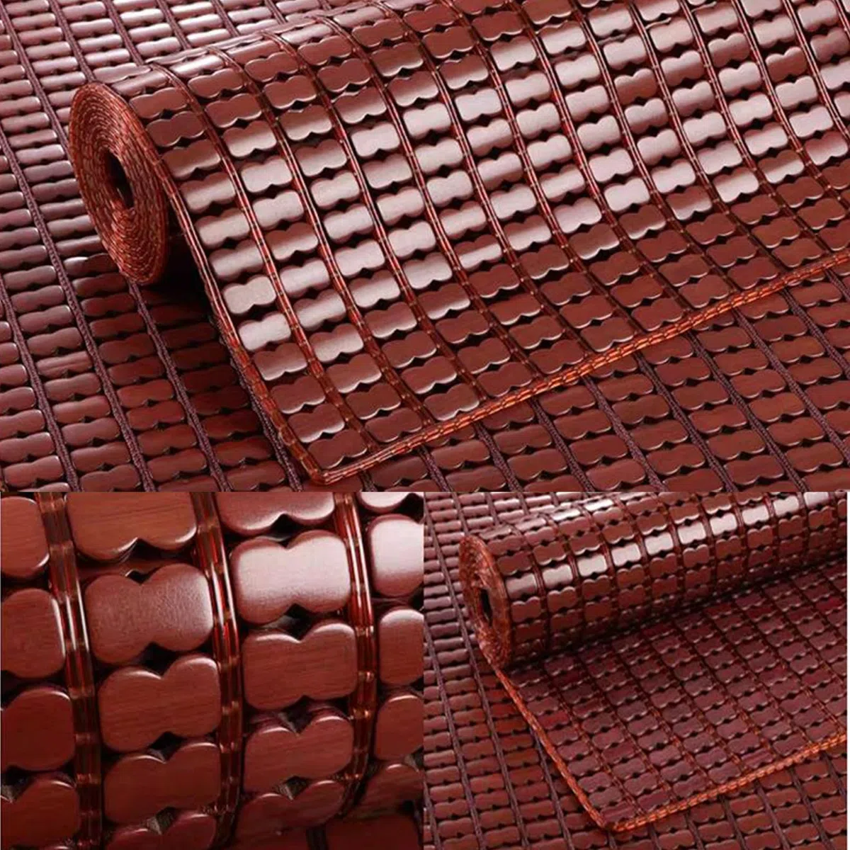 Colchón de Bambú,Colchoneta para Bamboo Colchón,Estera de Dormir Verano Enfriamiento,Mahjong Esterilla de Bambú de Hielo,Transpirable,para Escuela Dormitorio,Ancho X Largo (70x165cm)