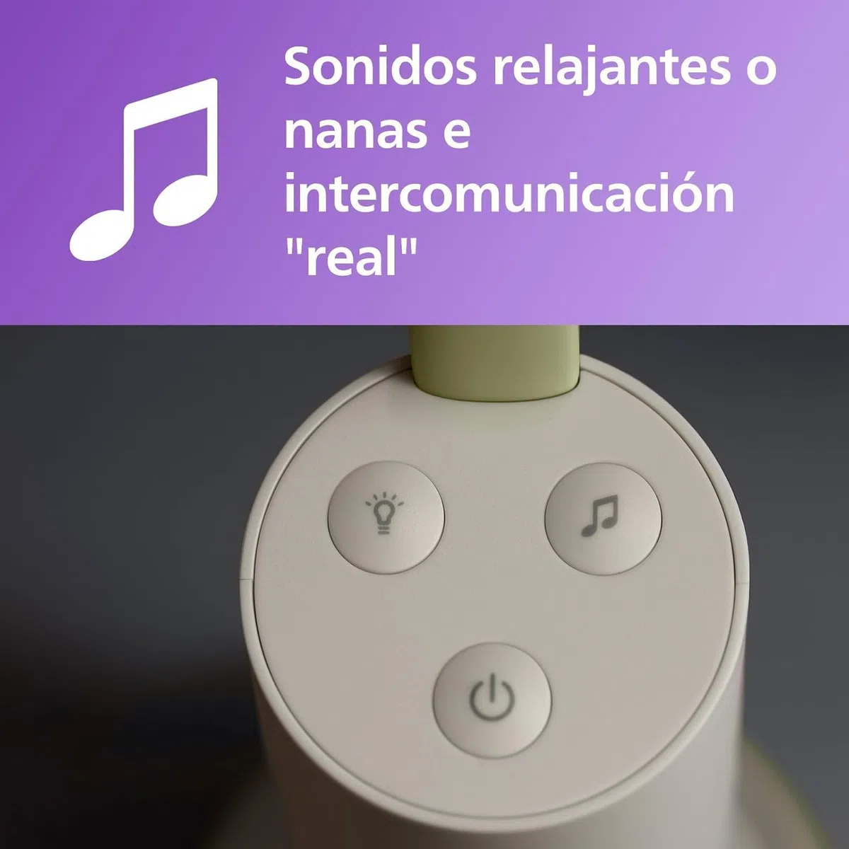Philips Avent Vigilabebés Conectado con App, cifrado Privado y Seguro, Audio, Zoom 2X, visión Nocturna, activación automática por Voz, intercomunicación Real, Nanas y Ruido Blanco (Modelo SCD643/26)