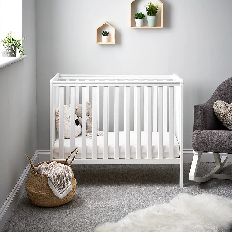 Obaby Bantam Space Saver Cot, White