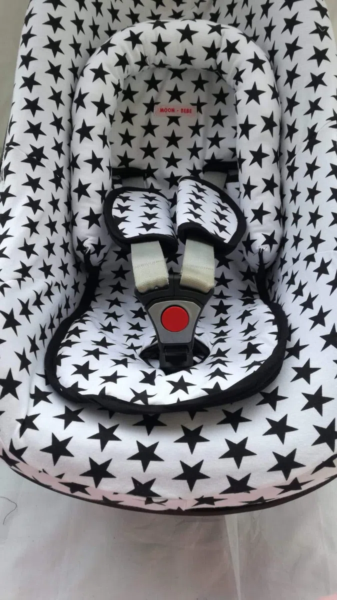 MOON-BEBE reductor para Portabebe y silla de coche grupo 0 (AZUL)