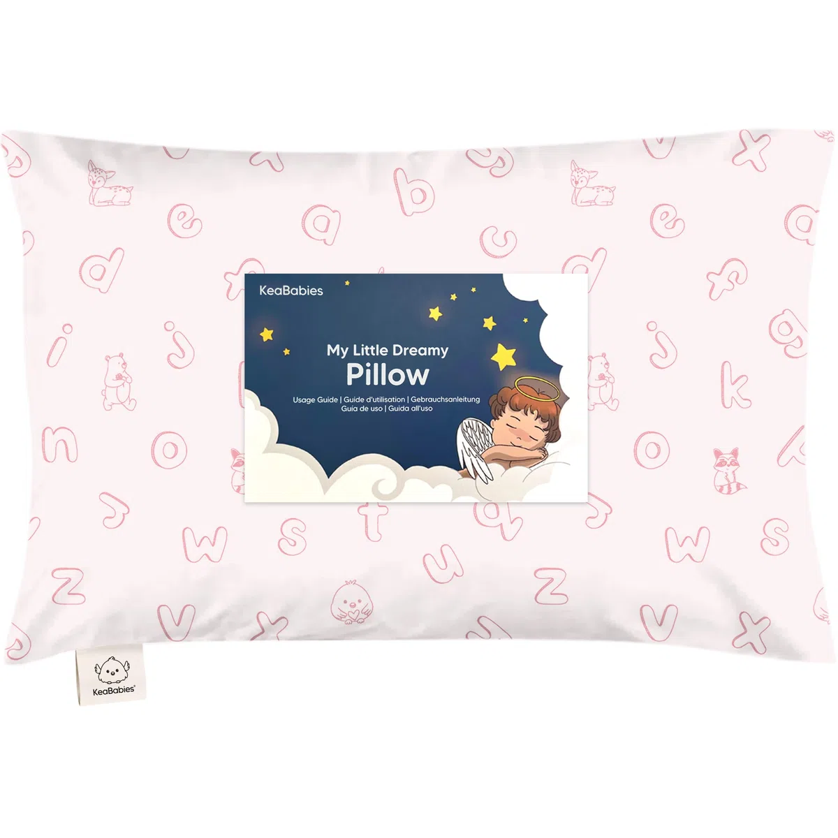 Almohada para niños pequeños con funda de almohada, almohada My Little Dreamy, almohadas de algodón orgánico para dormir, almohada para niños, almohadas de viaje para dormir, mini almohada, almohadas