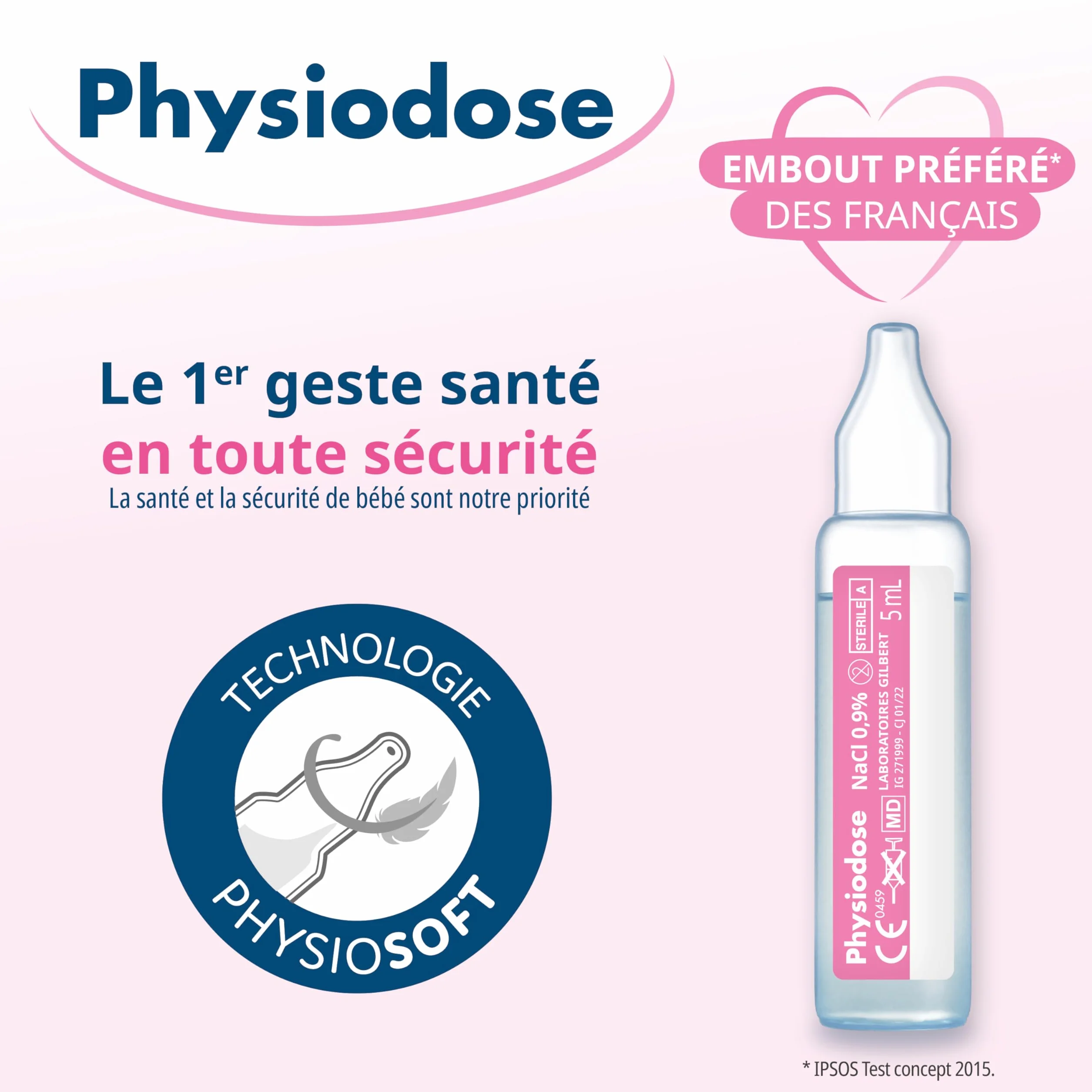 PHYSIODOSE Suero Fisiológico Monodosis Bebé – Pack de 4 Cajas con 40 Unidosis de 5 ml – Para Lavado Nasal, Ocular y Limpieza de Heridas, Estéril y Sin Conservantes
