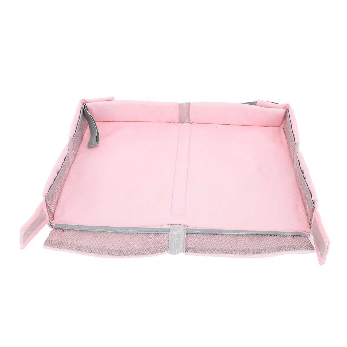 Yinhing Cubierta Plegable para Bandeja de Viaje, Bandeja Multifuncional para Avión para Niños y Adultos, Bolsa para de Mesa para Aviones y Trenes, Diseño Elegante (PINK)