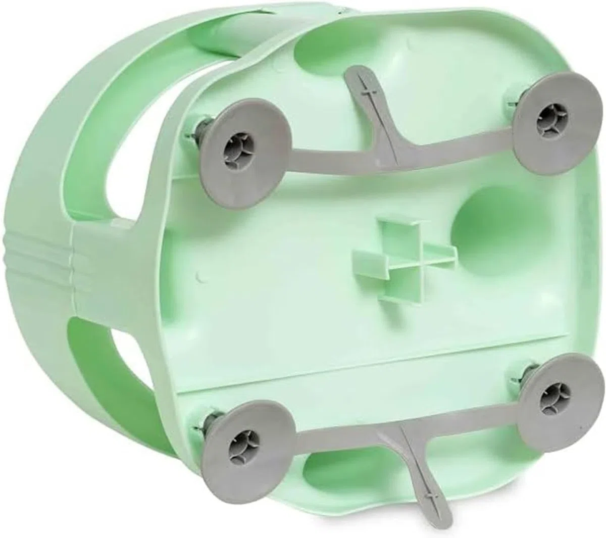 Asiento De Baño para bebés - Unisex - Ergonómico Y Seguro - Con Barra Para Una Facil Colocación Del Bebé - Con Ventosas Para Fijación Sillón de Baño y Ducha para Bebés Delfín lanza agua (Verde)