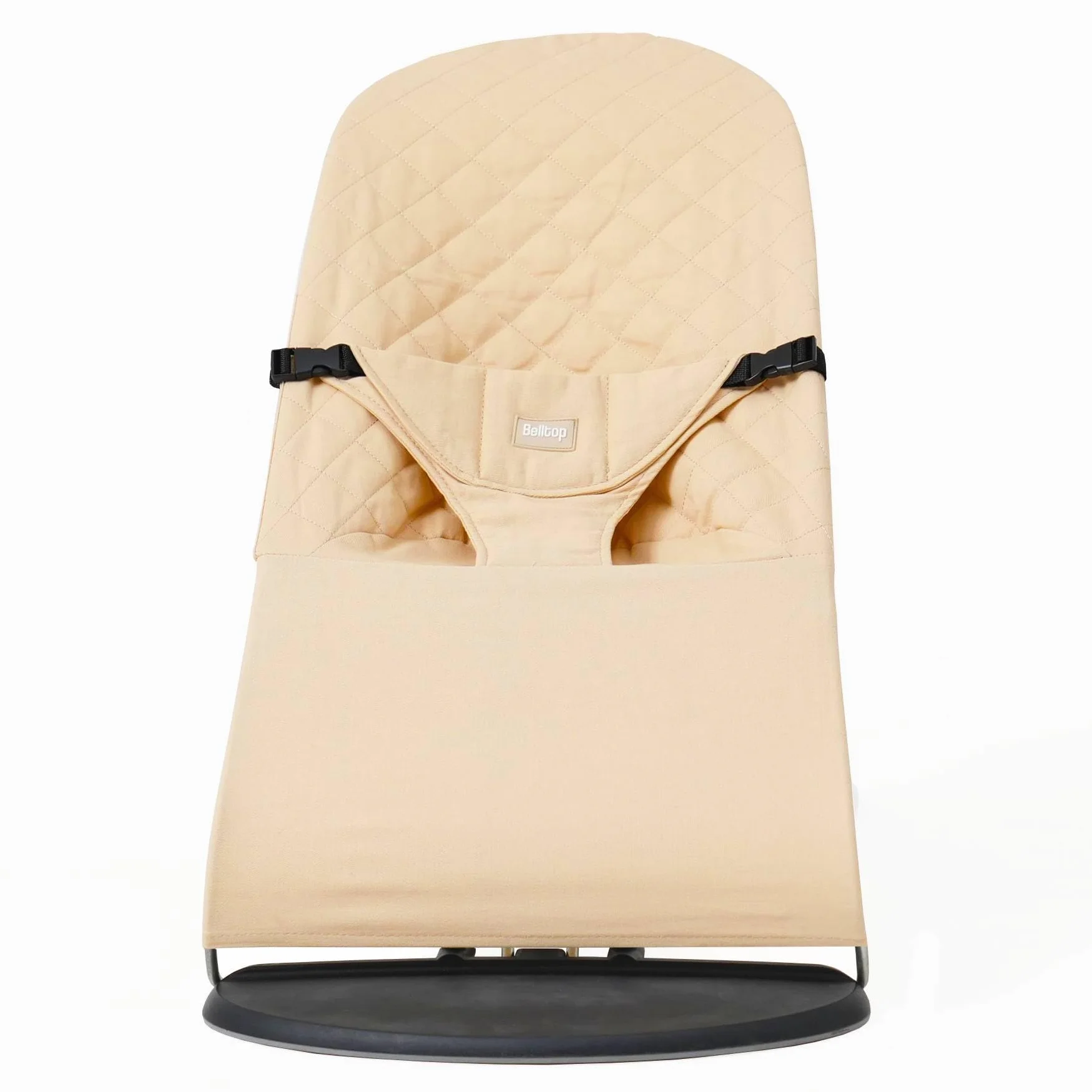 Funda para hamaca bebé Belltop compatible con Hamaca BabyBjörn: Soft & Bliss. Asiento para balancín bebé: ergonómico y de ajuste perfecto. Funda silla/mecedora bebé: algodón hipoalergénico (Beige)