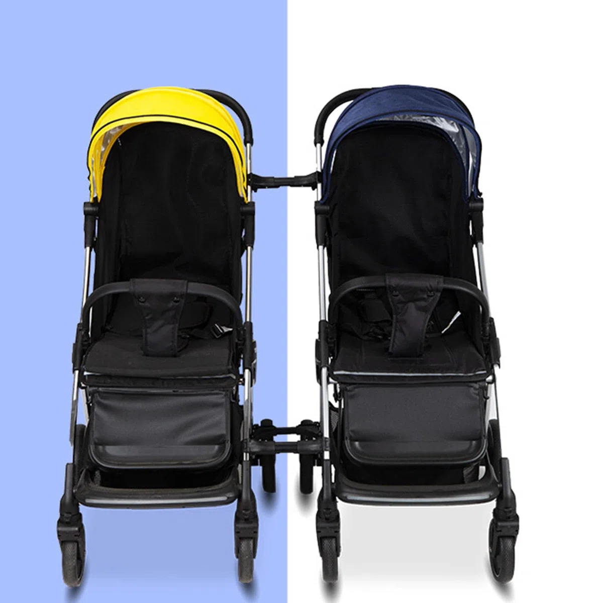 Amagogo 3 Conectores para Cochecito de bebé Gemelo, Accesorio portátil, Duradero para Carrito