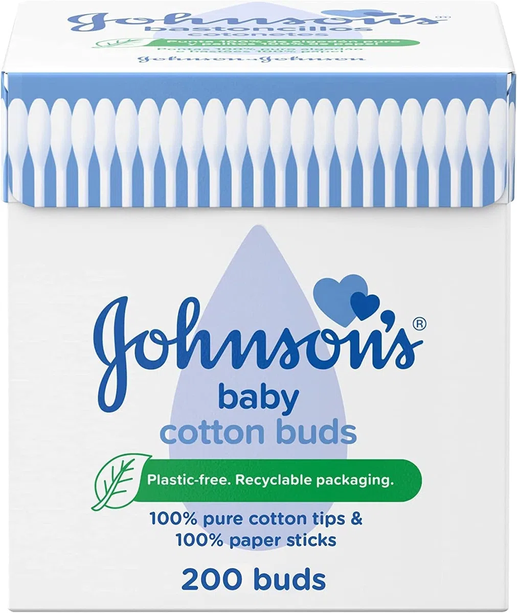 Johnson's Bastoncillos De Algodón (200) (Paquete de 6)