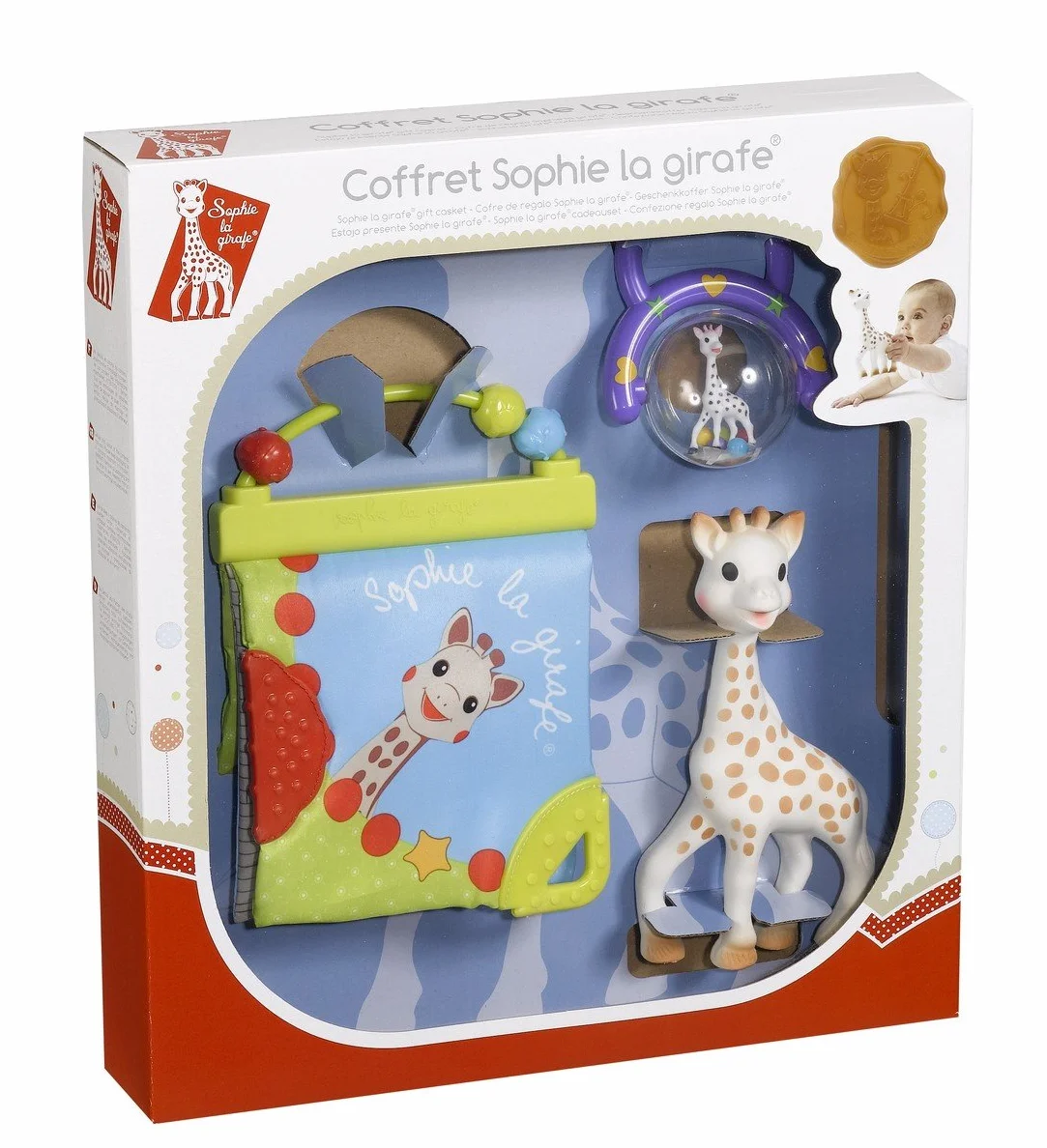Sophie la Girafe Vulli 516325 - Juguete de bebe (despertar la actividad), colores surtidos, 1 unidad