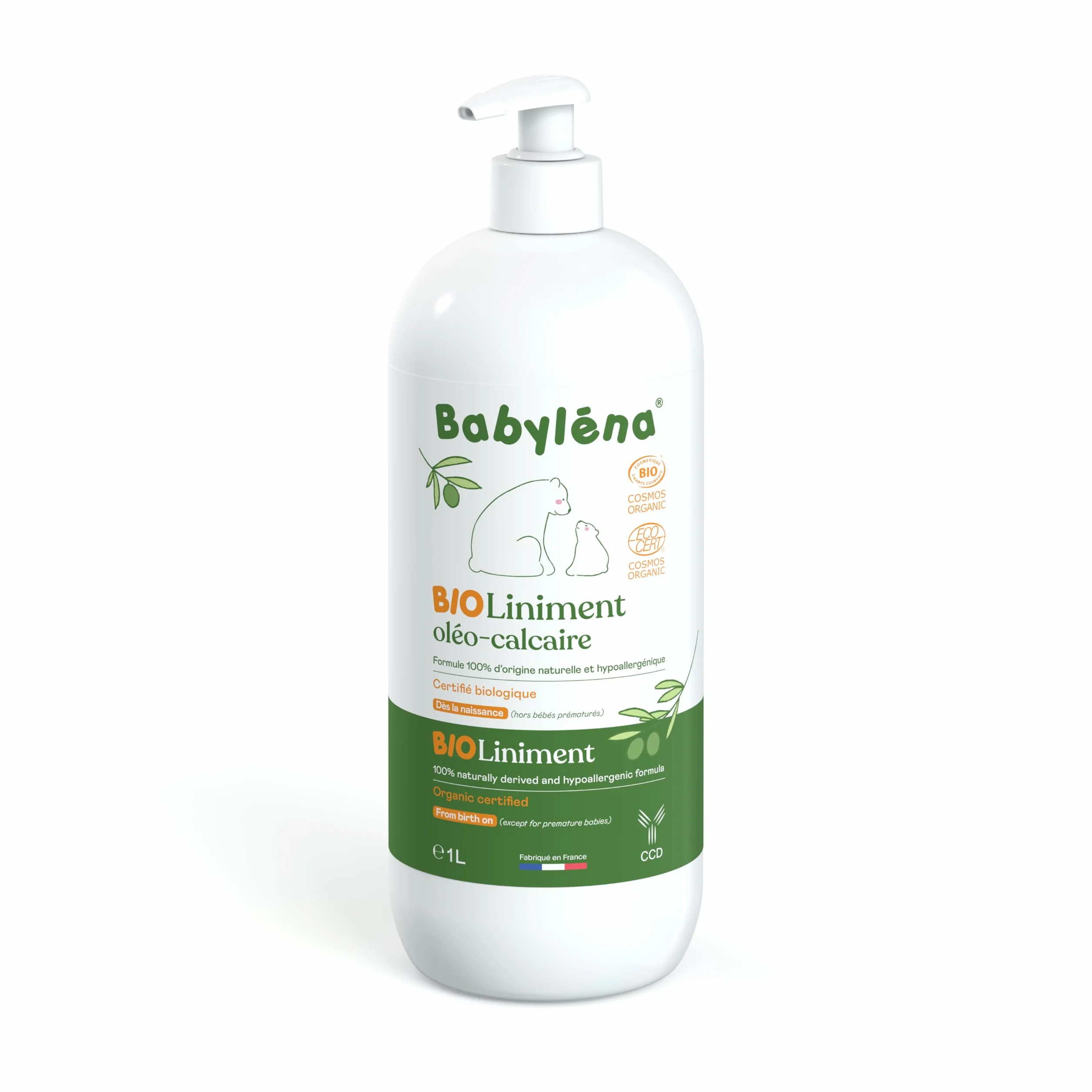 Babylena Linimento Hipoalergénico Con Aceite De Oliva, 1 L