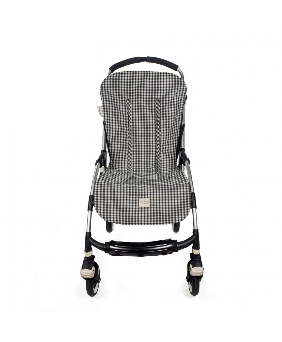 COLCHONETA I LOVE VICHY NEGRO WALKING MUM