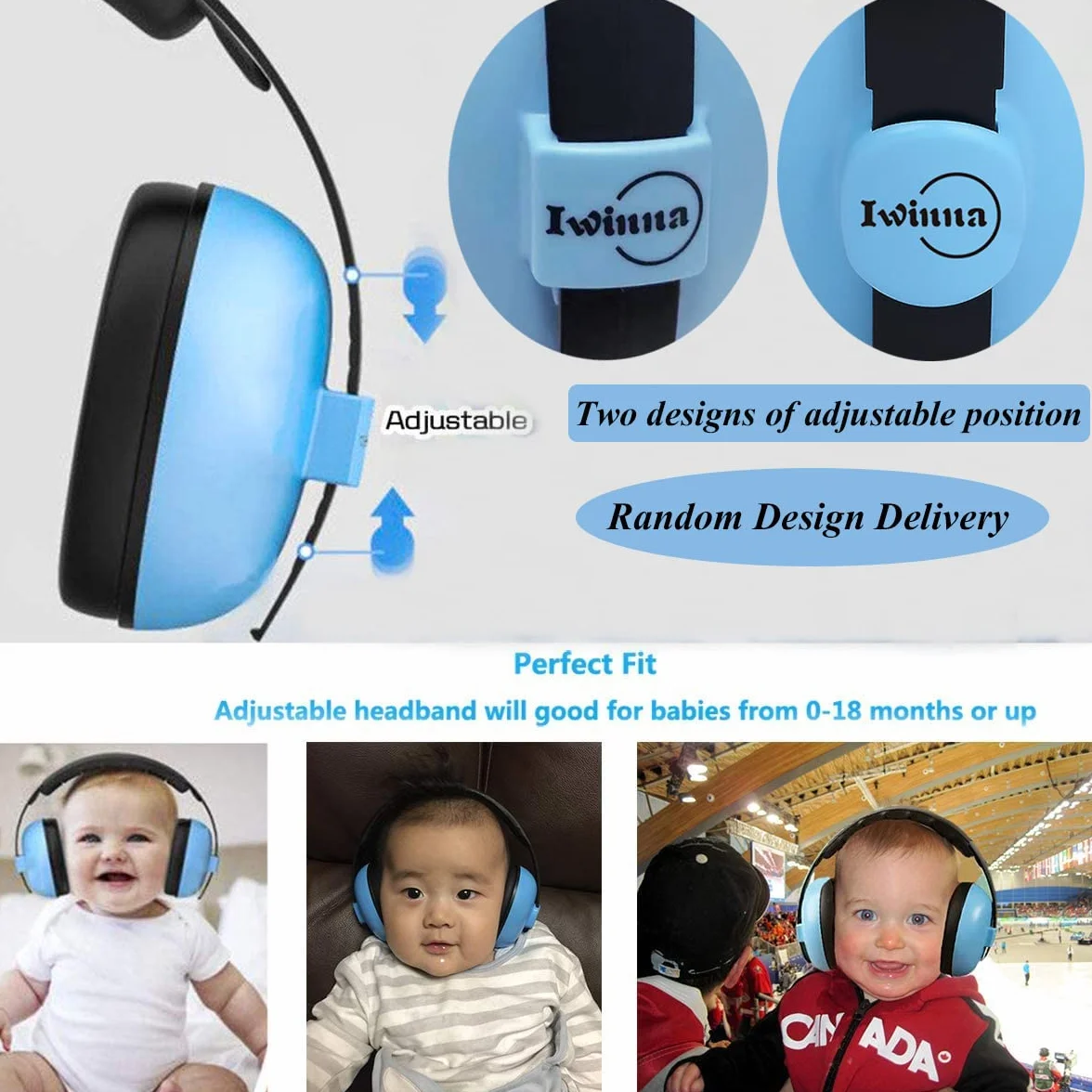 Protección Auditiva para Bebés Orejera Antiruido Niños Autismo Cascos Antiruido para Bebe 0-2 Años