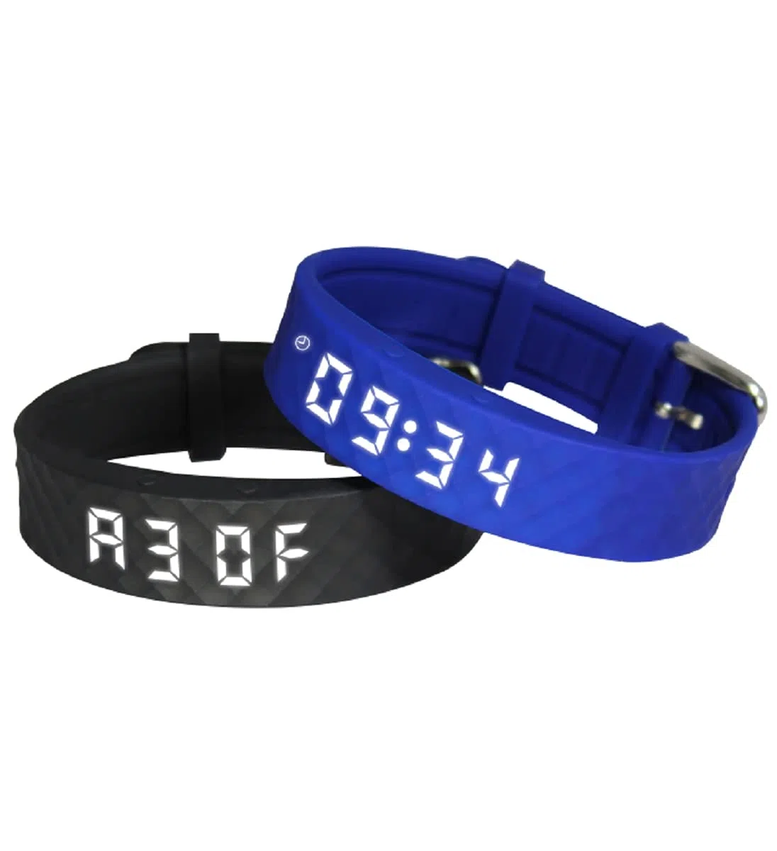 Reloj de entrenamiento para ir al baño – Recordatorio médico vibratorio silencioso recargable con temporizador y 15 alarmas diarias (negro)