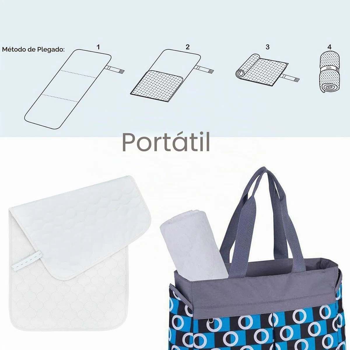 3 Piezas Bebé Pañal Cambiador Fundas Antideslizantes, Plegable Impermeable Reutilizable Cambiador, Acolchado Absorbente Bassinet Lavable, 14 "x 27" Protector para Cambiador (Blanco)