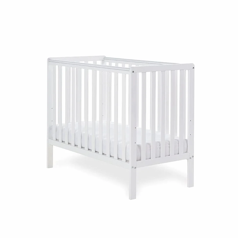 Obaby Bantam Space Saver Cot, White