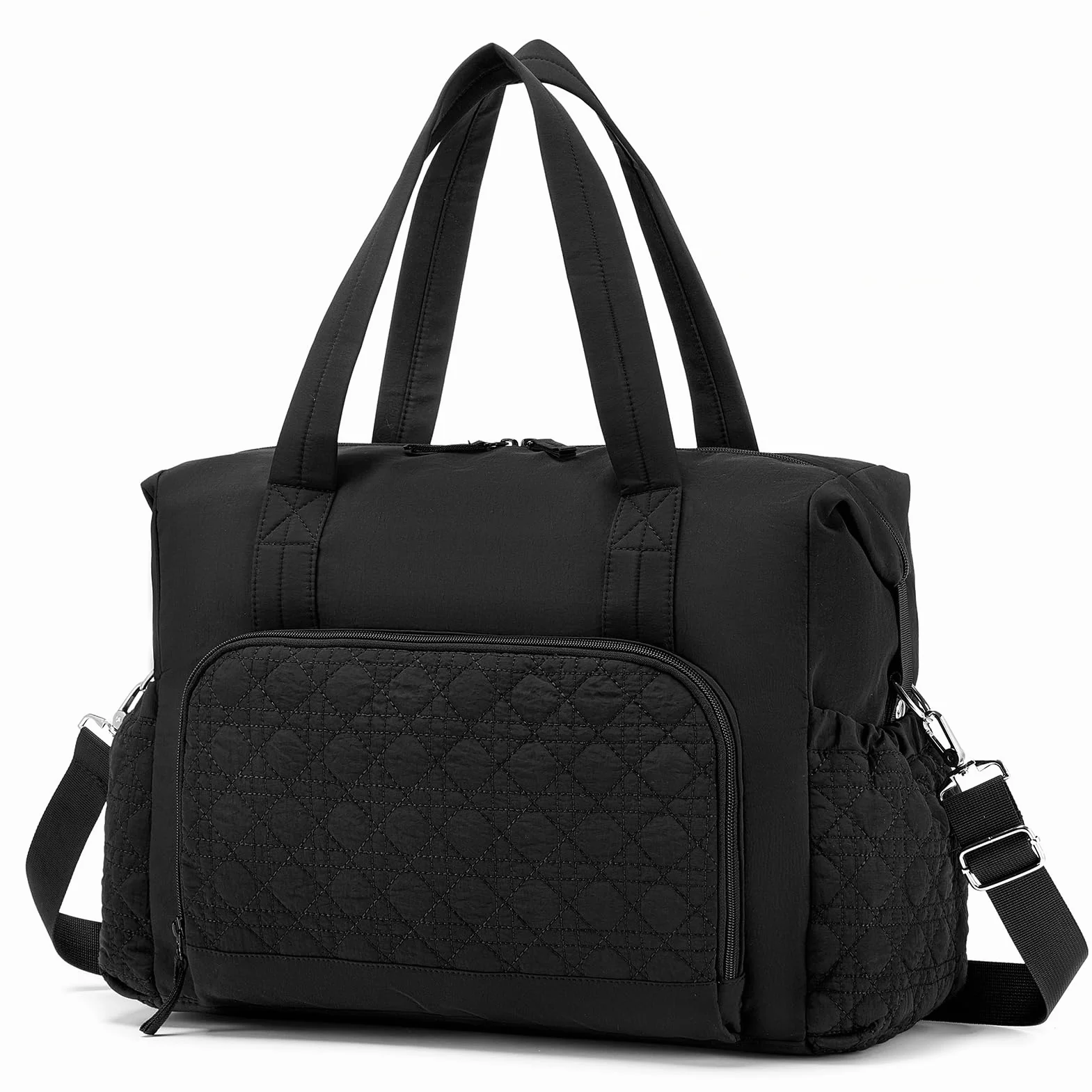 SPAHER Grande 30L Bolsa de Pañales para Mamá Impermeable Bolso Maternidad Hospital con Bolsillos Húmedos Bolso Bebe con Múltiples Bolsillos y Correas Desmontables