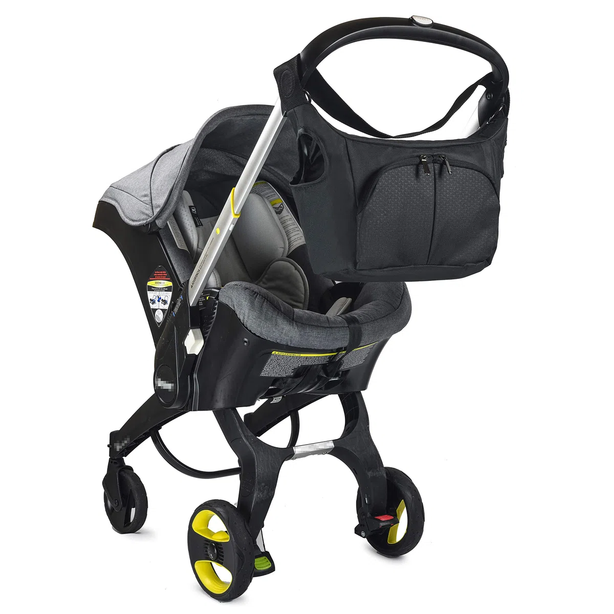 Baby & Beyond Bolsa esencial Doona, compatible con cochecitos universales, con ganchos y correas adicionales