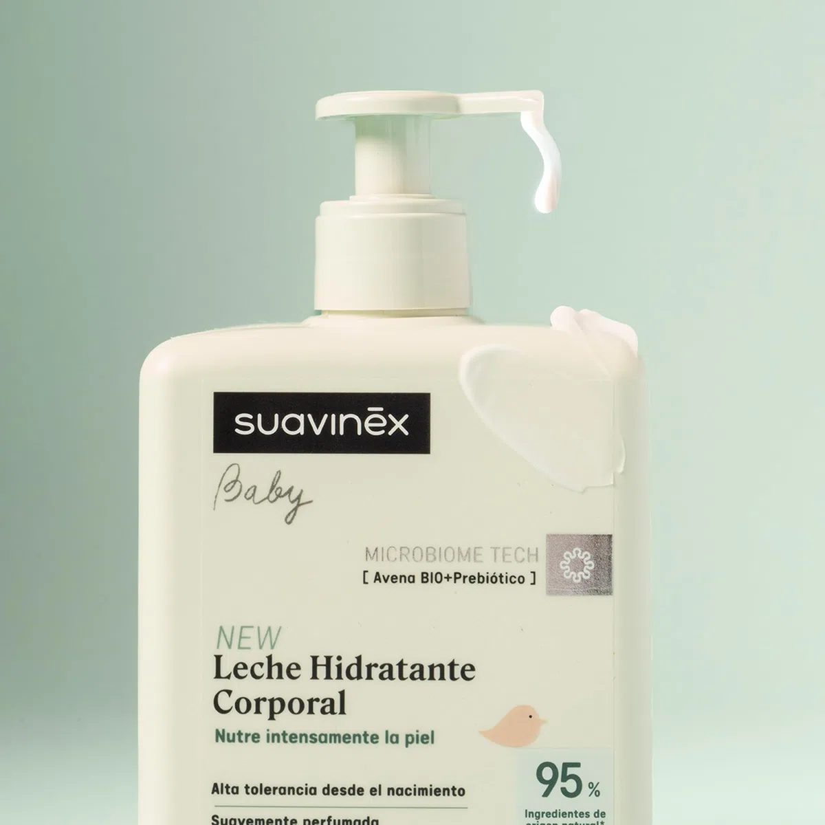 Suavinex, Pack Bebé Gel Champú Suave Piel y Cabello, sin Jabón, 750 ml + Leche Hidratante 750 ml, Apto Pieles Sensibles y Recién Nacidos, 93-95% Ingredientes Origen Natural