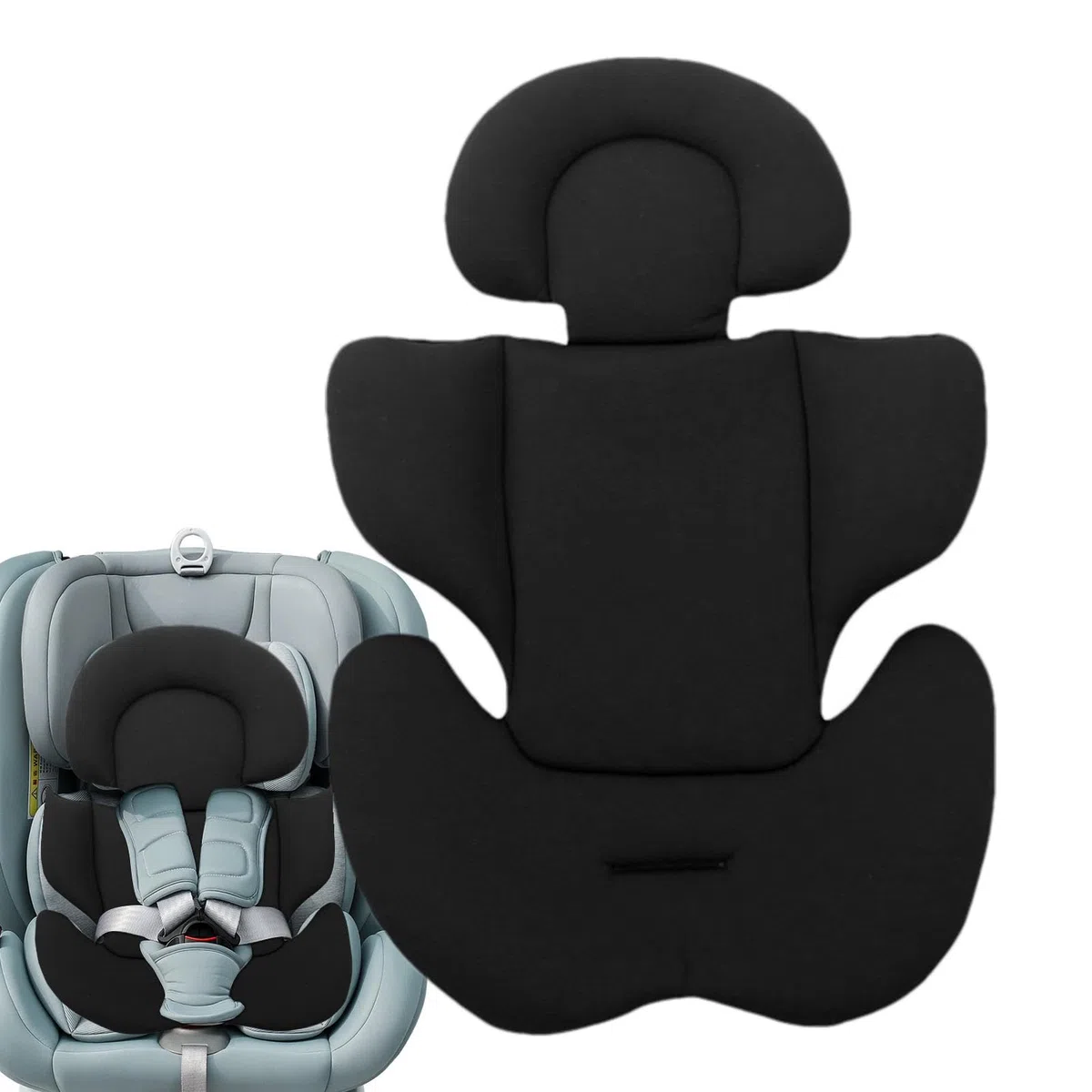 Genérico Cojín para Asiento De Coche De Bebé | Soportes para La Cabeza Y El Cuerpo 2 En 1 para Bebés Recién Nacidos | Cojín De Asiento para Niños De Cochecito - Cojín De Apoyo para El Cuerpo del Bebé