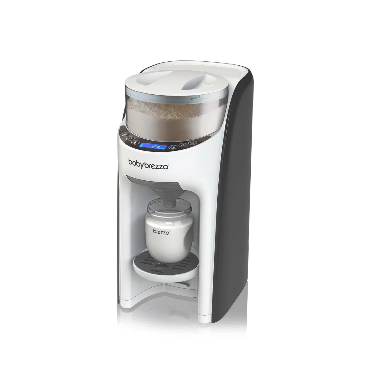 Baby Brezza - Formula Pro Advanced, Preparador de Biberones Automático y Dosificador de Fórmula, Máquina para hacer Biberones, Mezcla Homogénea, Control de Temperatura, Dosificación Precisa, Blanco