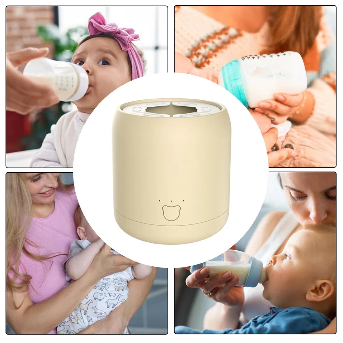 Agitador de biberones para bebé, mezclador eléctrico de fórmula de 3 velocidades, fabricante de botellas recargable por USB, agitador automático de biberones para mezclar suavemente, portátil