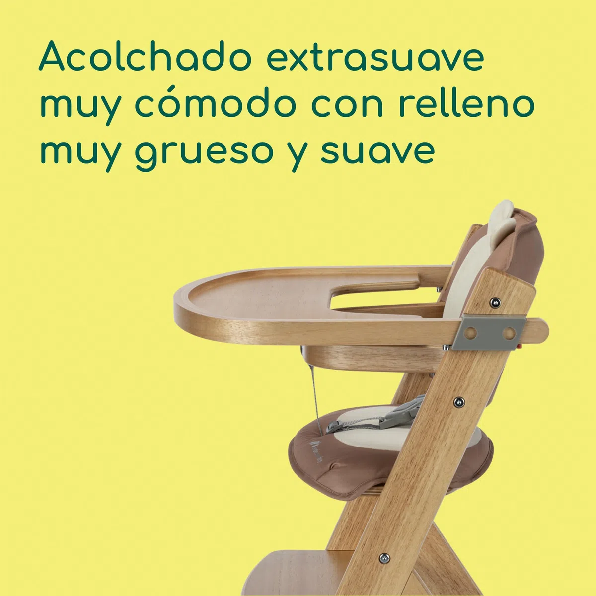 Bebeconfort Cojín Timba 2 Comfort, Cojín extra mullido para Timba 2, Acolchado extra, Fácil de limpiar, Lavable a máquina, Diseño inteligente, Fácil de colocar y retirar, Diseño moderno, Wild