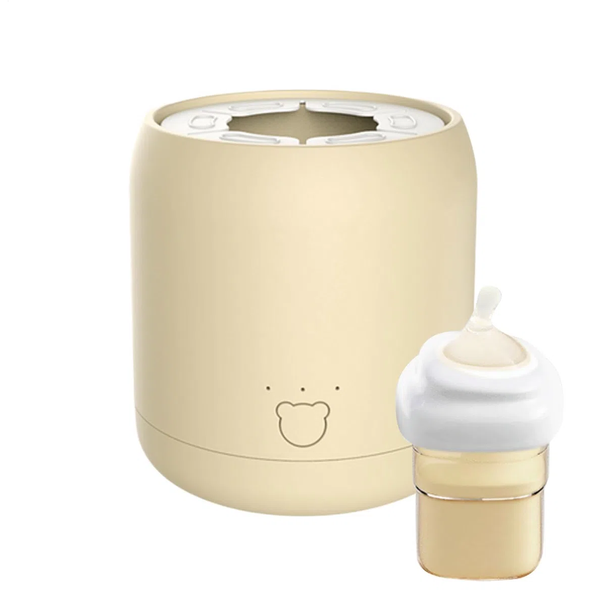 Agitador de biberones para bebé, mezclador eléctrico de fórmula de 3 velocidades, fabricante de botellas recargable por USB, agitador automático de biberones para mezclar suavemente, portátil