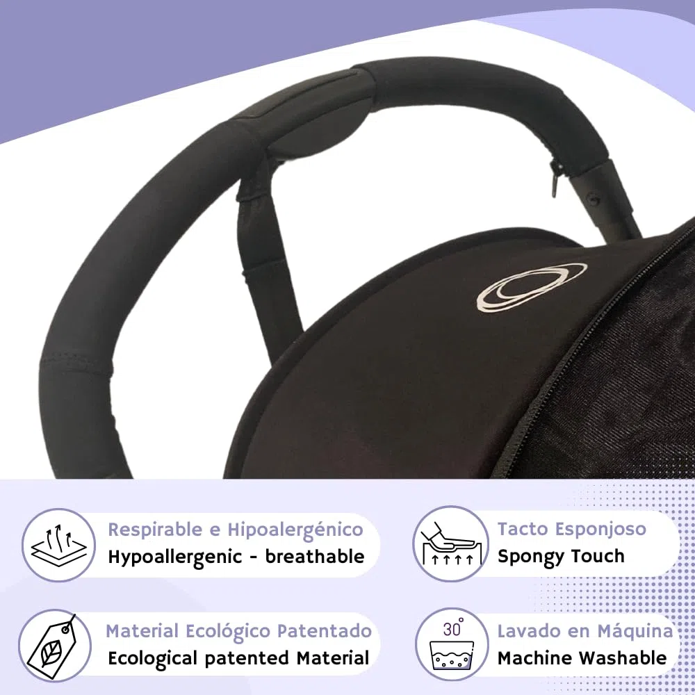 PROTEC TIF | Fundas Protectoras de Neopreno para Manillar Compatible con Bugaboo BUTTERFLY (Se colocan sobre las Fundas originales)