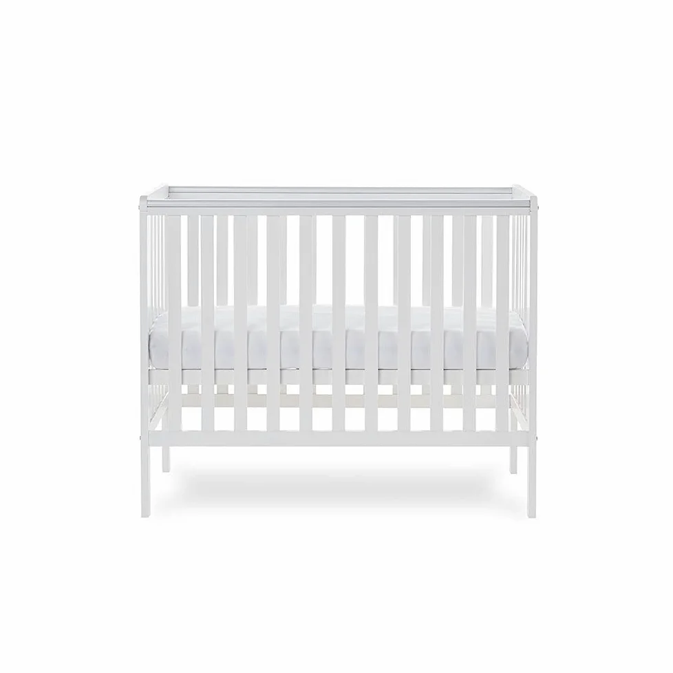 Obaby Bantam Space Saver Cot, White