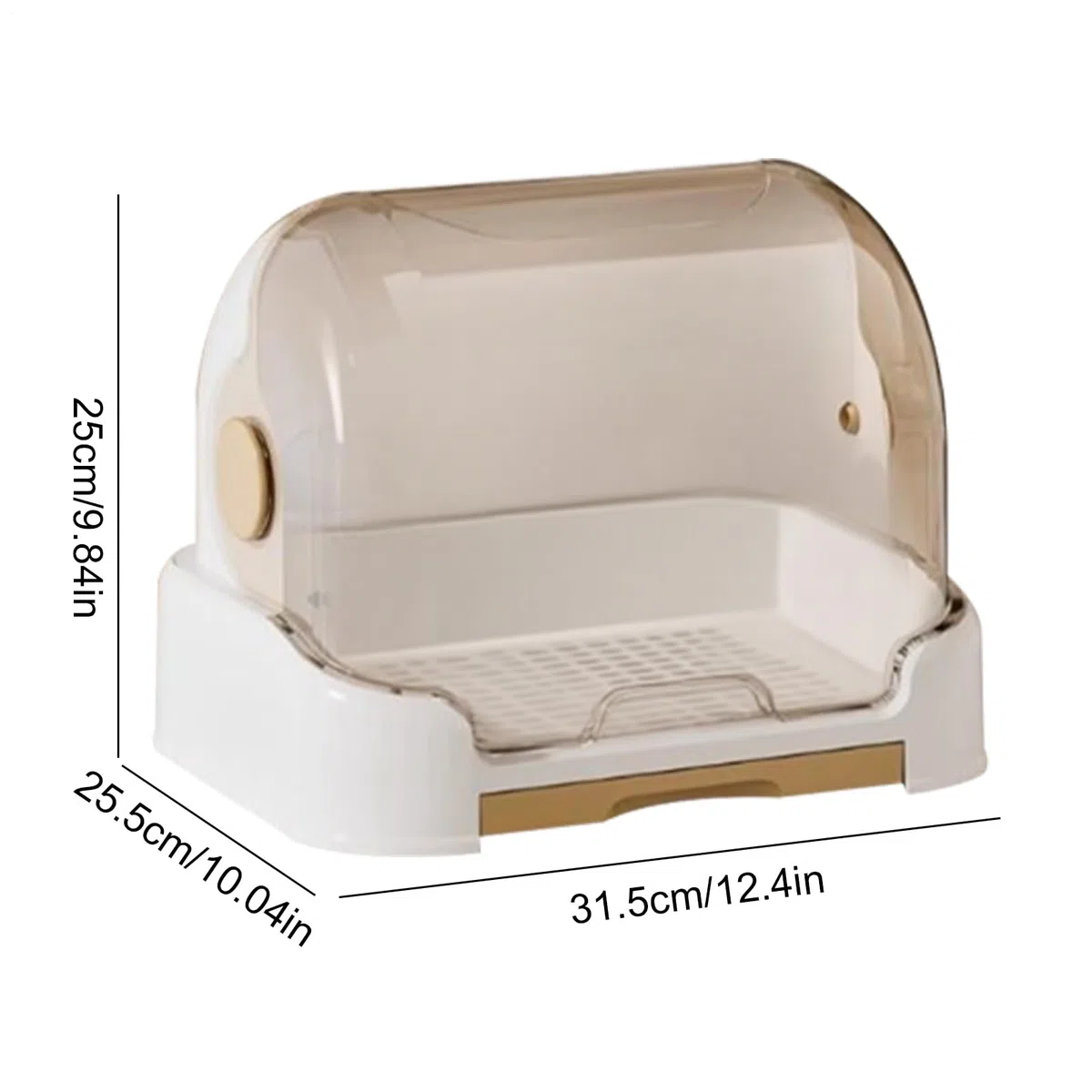 Caja Organizadora para Biberones | Soporte Secador y Organizador de Biberones | Organizador de Guardería Extraíble para Chupetes y Cubiertos de Bebé
